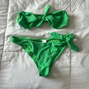 Green topshop bikini